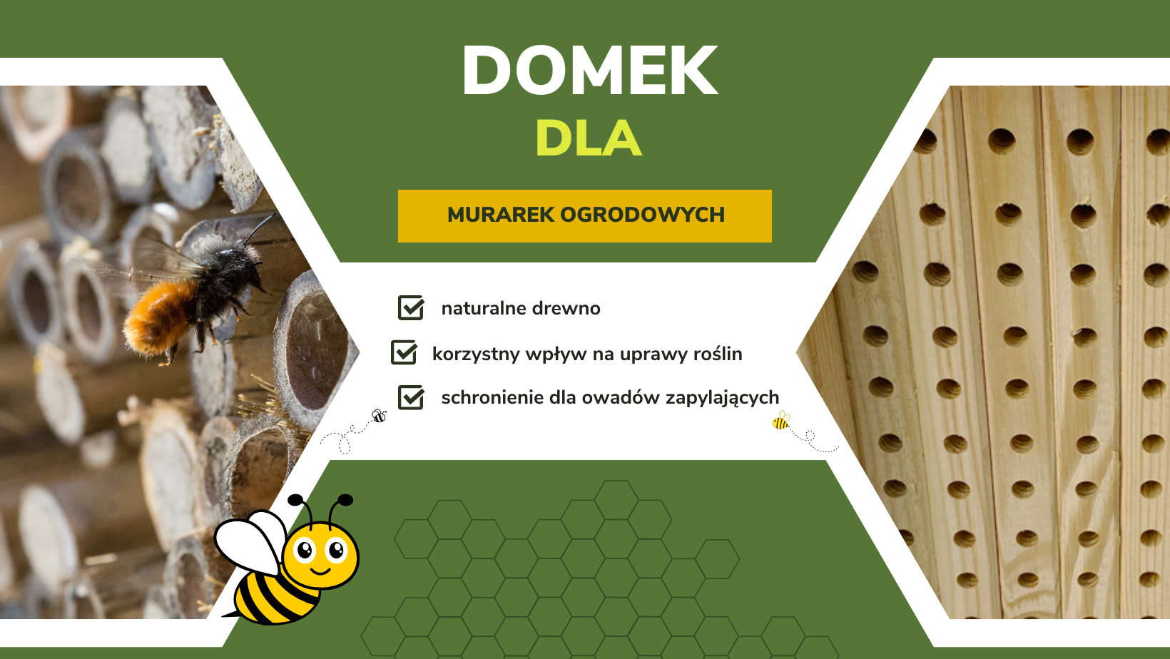 Domek Dla Murarki Ogrodowej X X Cm Naturalny Polskie Rega Y