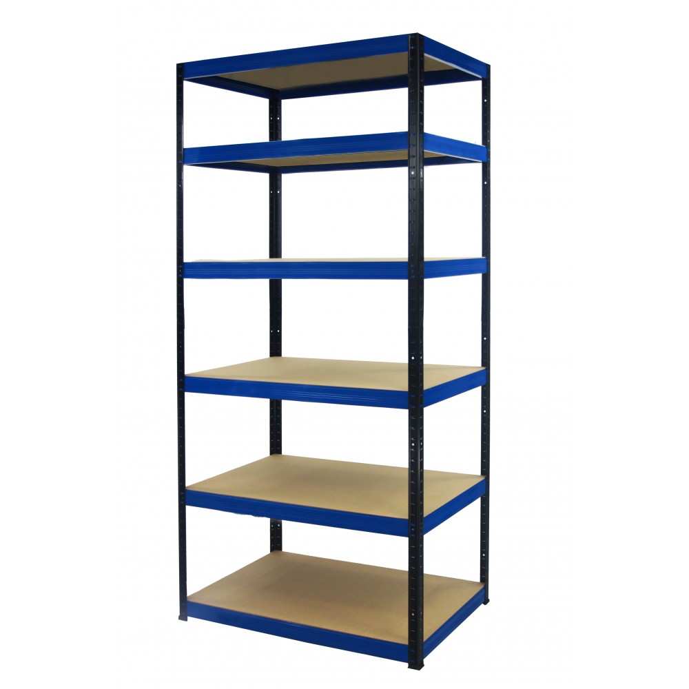 Regał Helios 213x120x40 cm 6 półek/350kg Biało-Biały