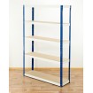 Regał Helios 180x120x40 cm 5 półek/275kg Biało-Niebieski