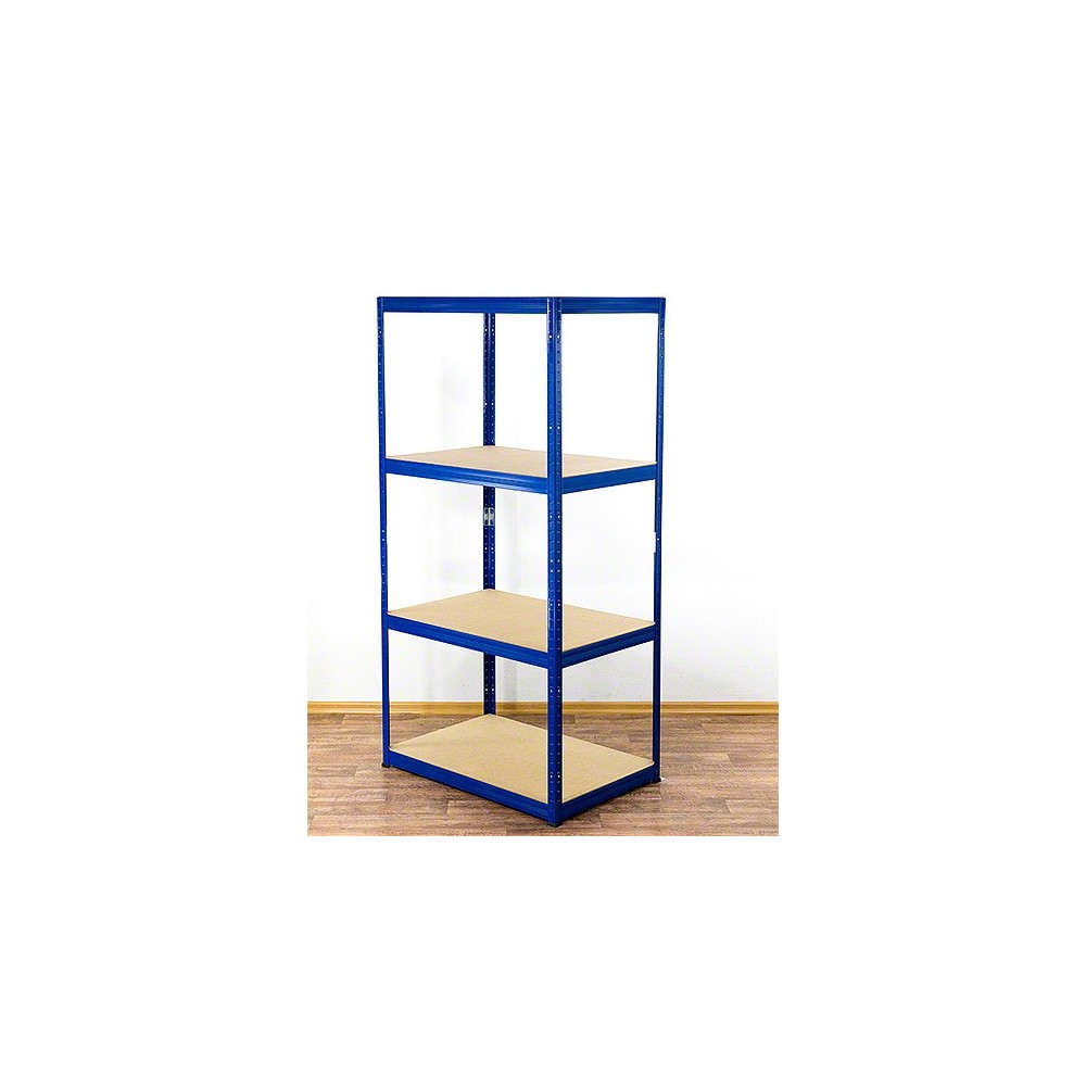 Regał Helios 180x100x35 cm 4 półki/175kg Czarno-Biały