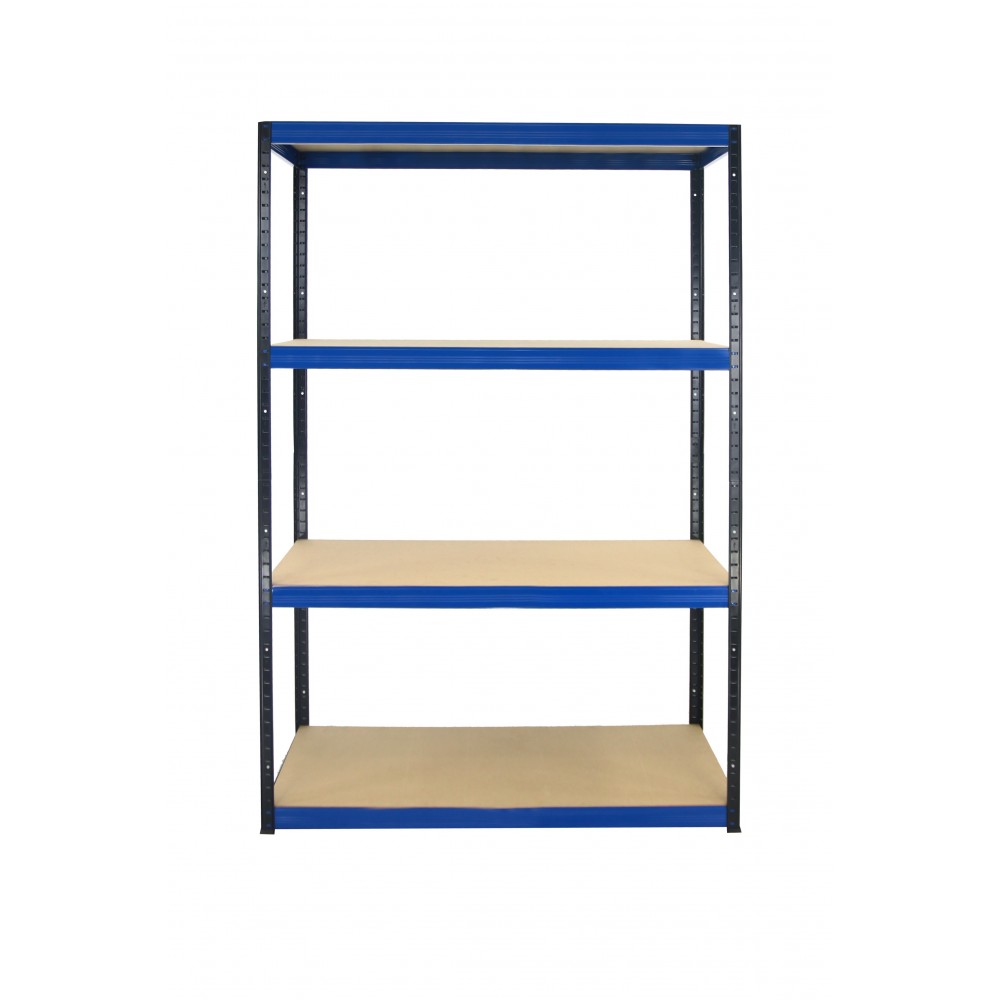 Regał Helios 180x120x50 cm 4 półki/275kg Niebiesko-Biały