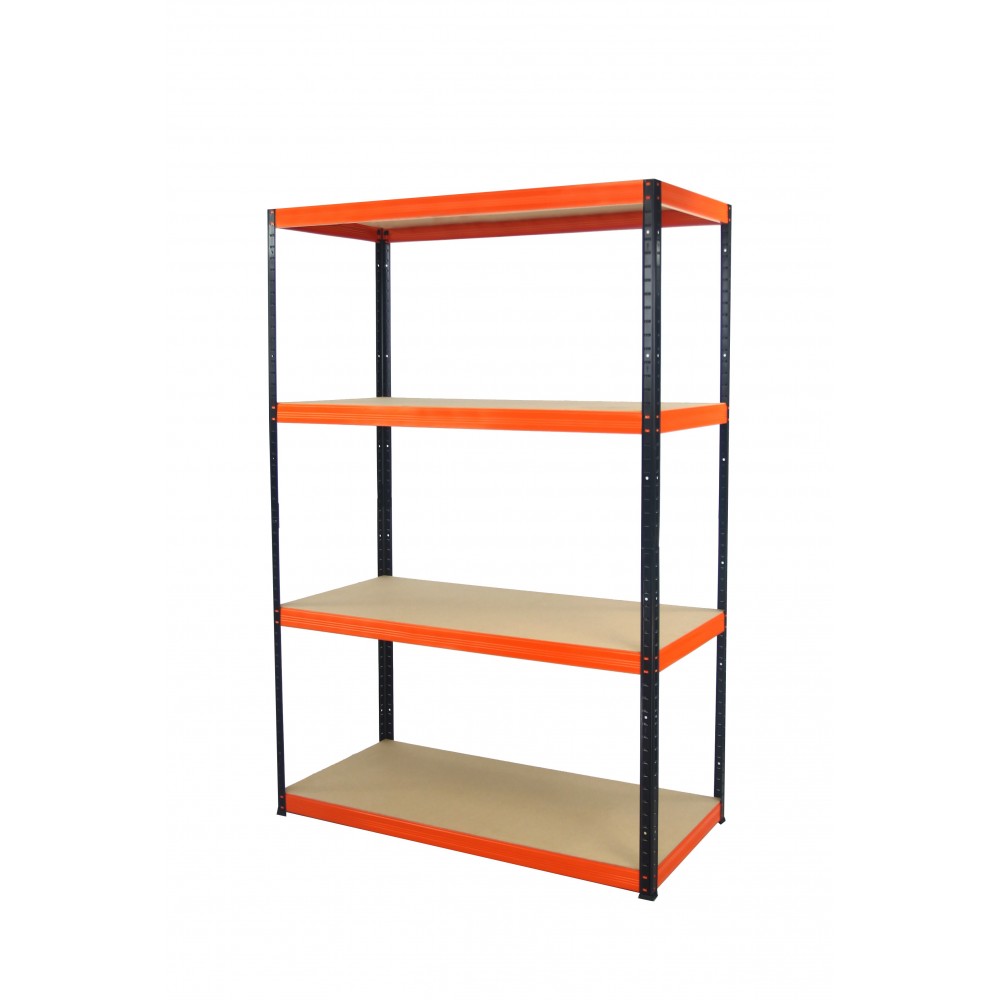 Regał Helios 180x120x50 cm 4 półki/275kg Niebiesko-Biały