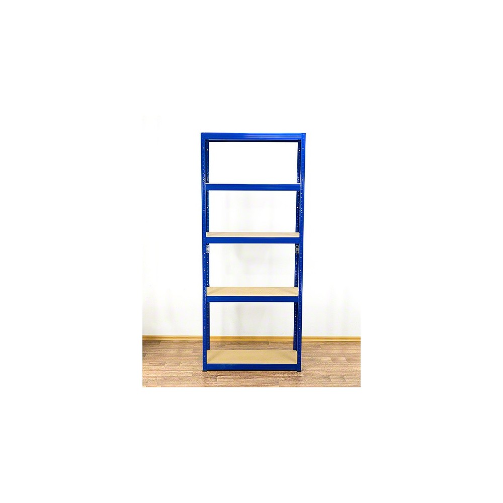 Regał Helios 196x100x35 cm 5 półek/350kg Biało-Pomarańczowy