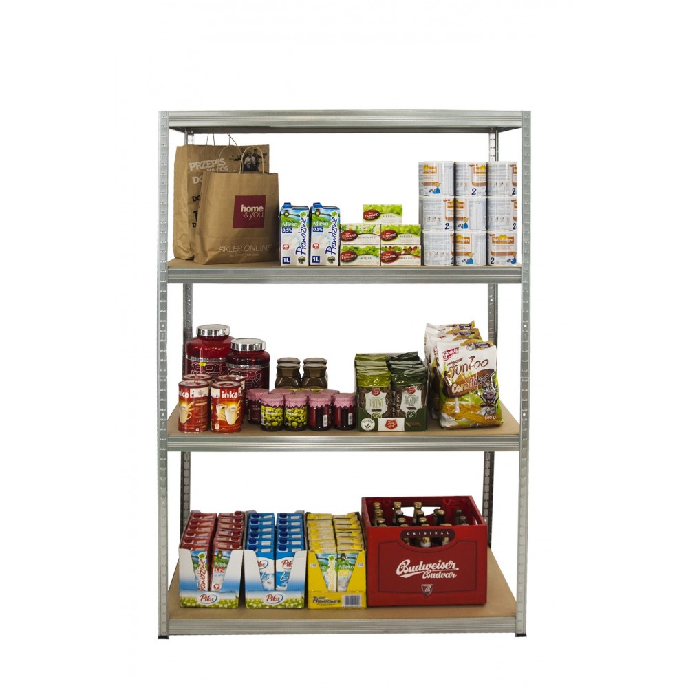 Regał Helios 196x180x40 cm 4 półki/175kg Ocynkowany