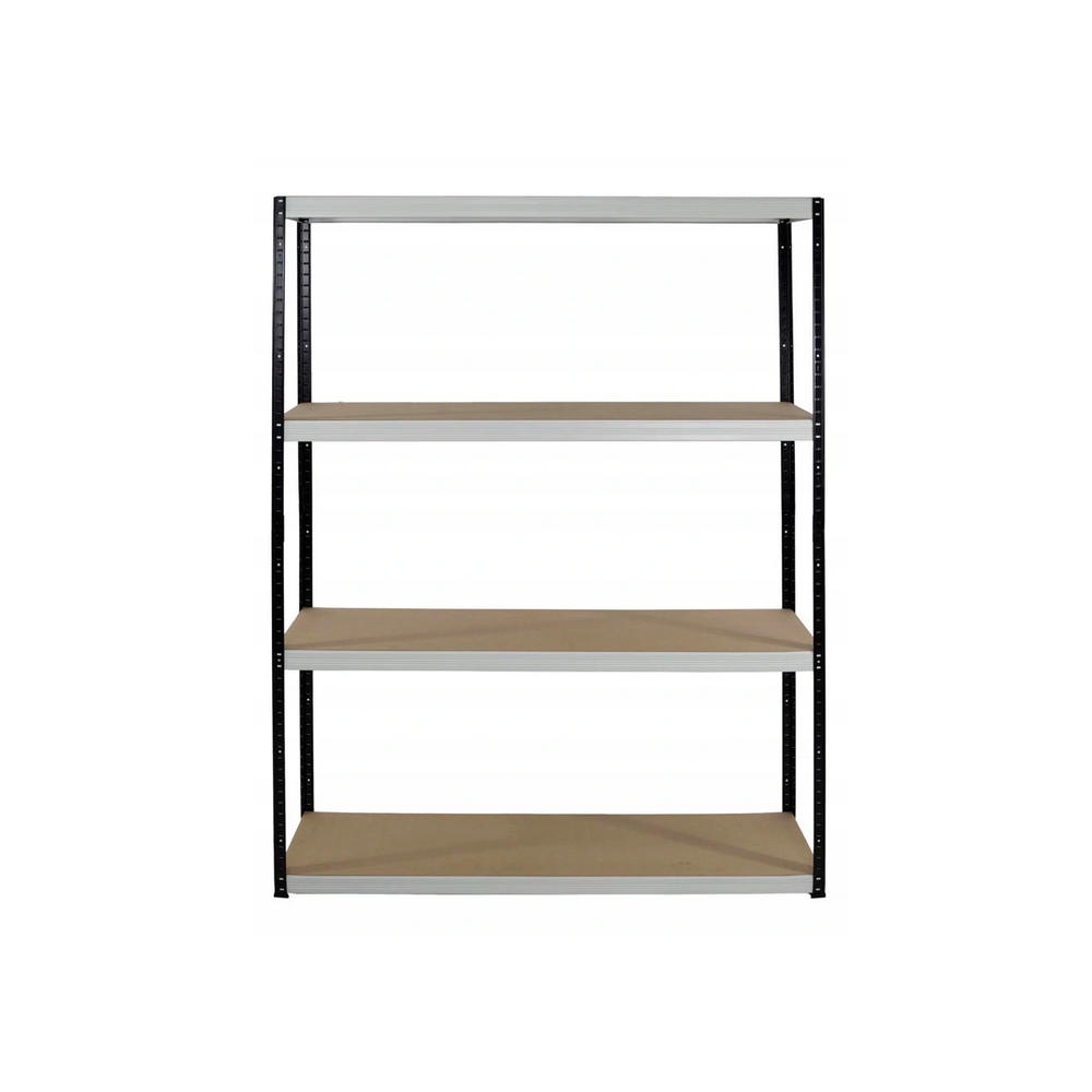 Regał Helios 213x150x45 cm 4 półki/175kg Czarno-biały