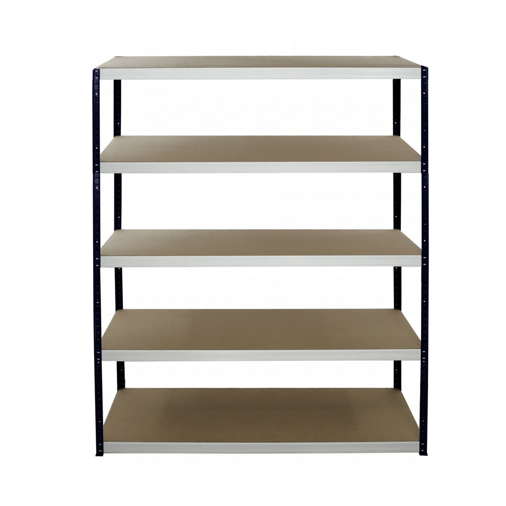 Regał Helios 213x150x45 cm 5 półek/275kg Czarno-biały