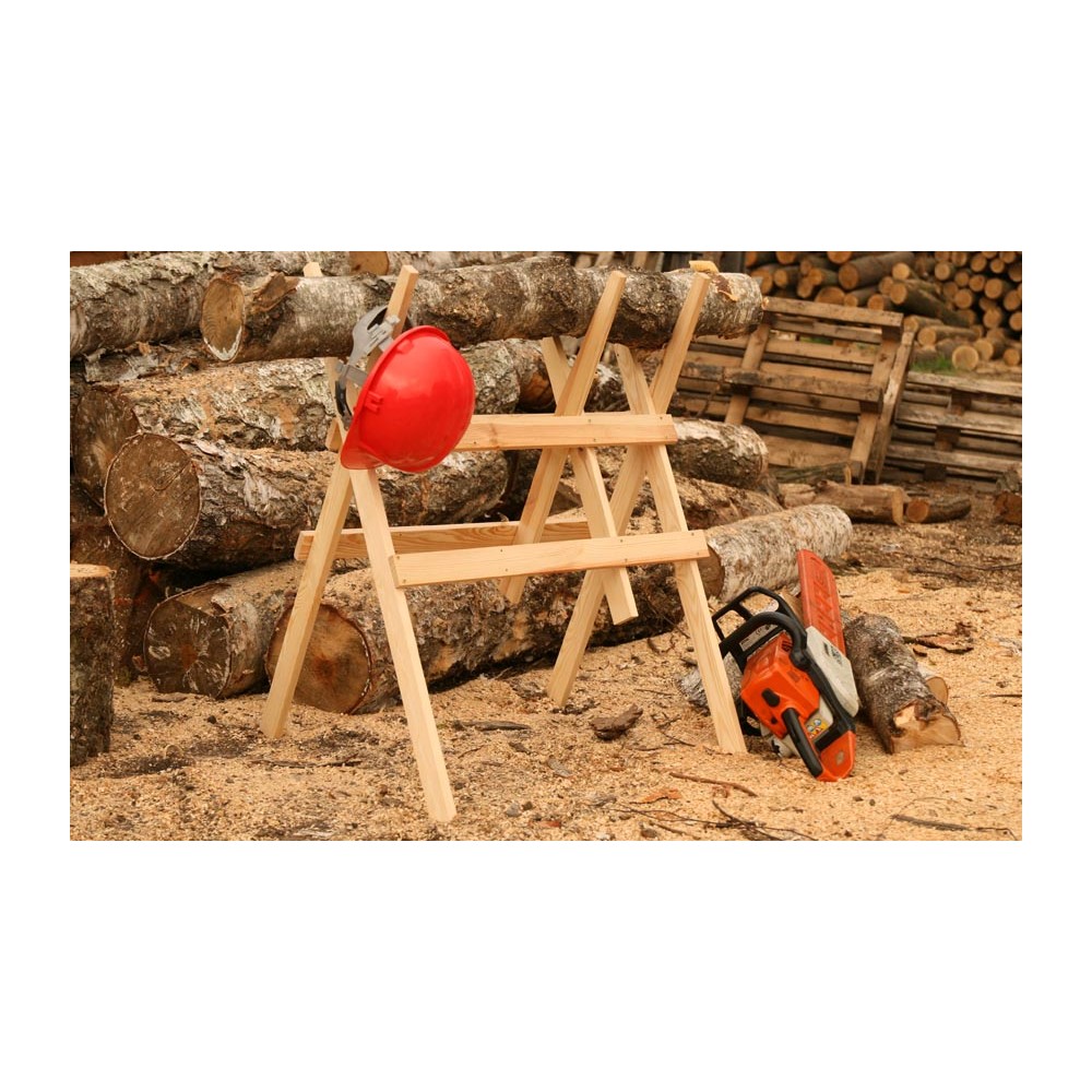 Kozioł do cięcia drewna - Sosnowy/ Niemalowany