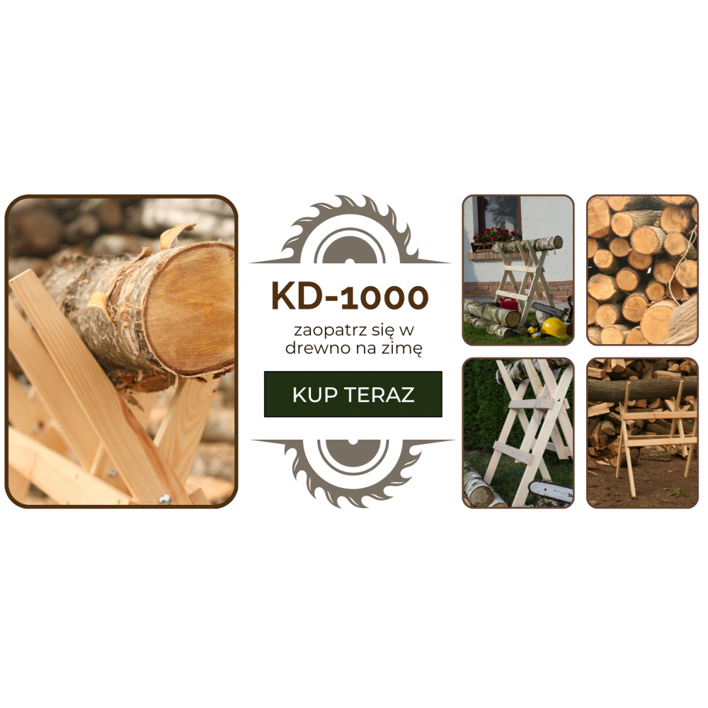 Kozioł do cięcia drewna - Sosnowy/ Niemalowany