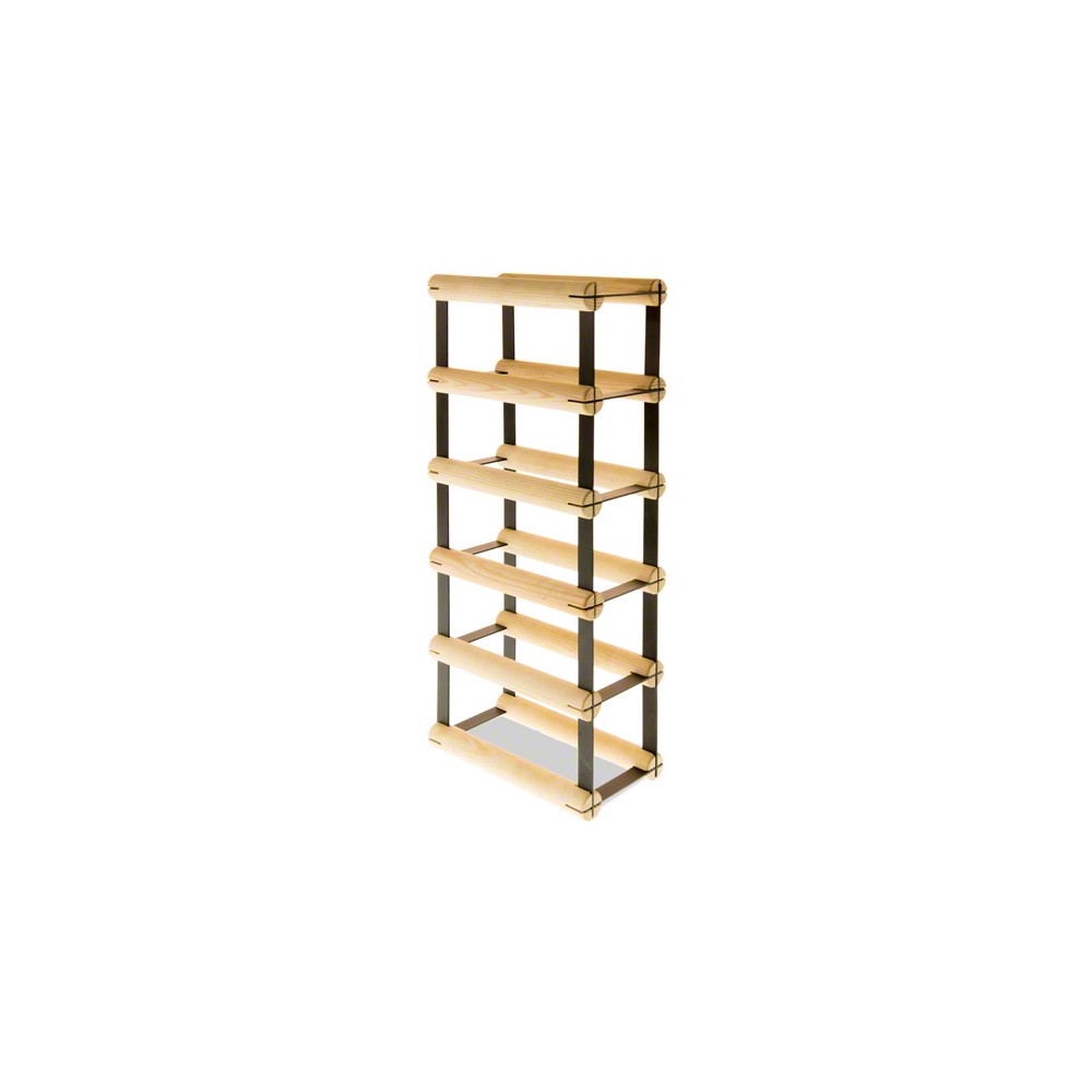 Stojak na 5 Butelek Szklanych/ PET — RW-8/ 1x5 — Surowy