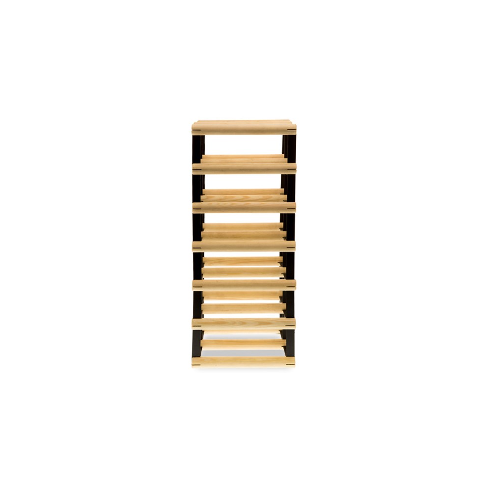 Stojak na 12 Butelek Szklanych/ PET — RW-8/ 2x6 — Surowy