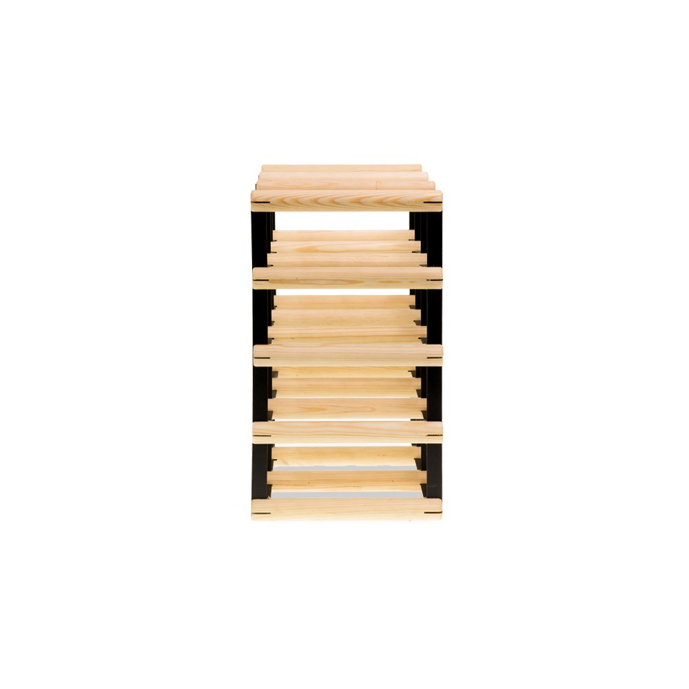 Stojak na 12 Butelek Szklanych/ PET — RW-8/ 3x4 — Surowy
