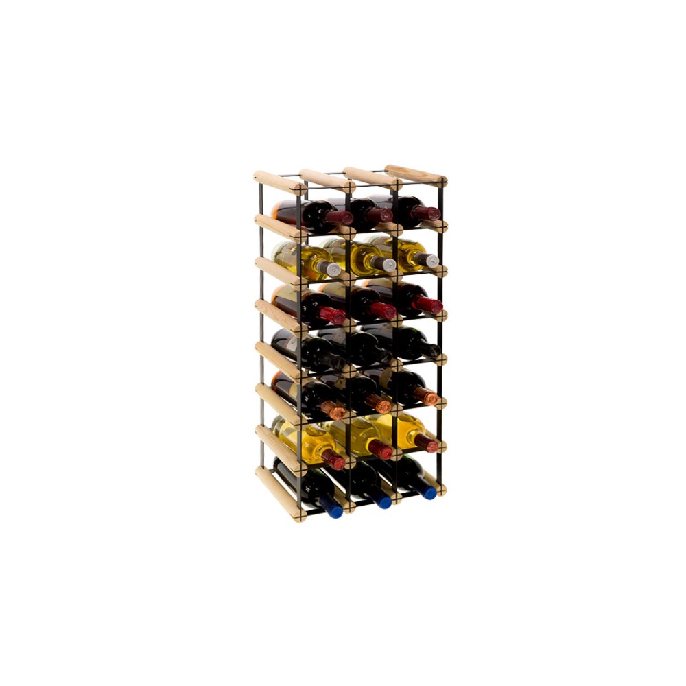 Stojak na 21 Butelek Szklanych/ PET — RW-8/ 3x7 — Surowy