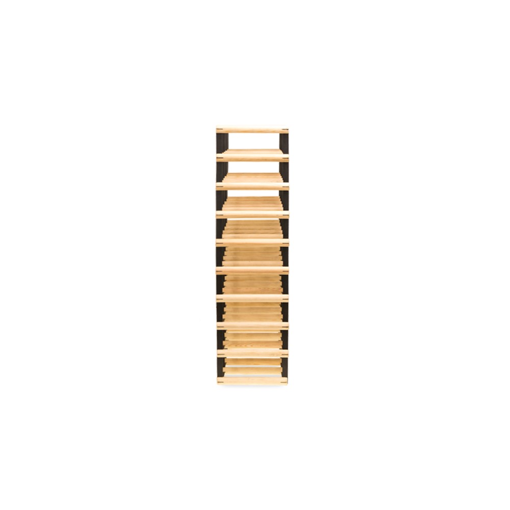 Stojak na 45 Butelek Szklanych/ PET — RW-8/ 5x9 — Surowy
