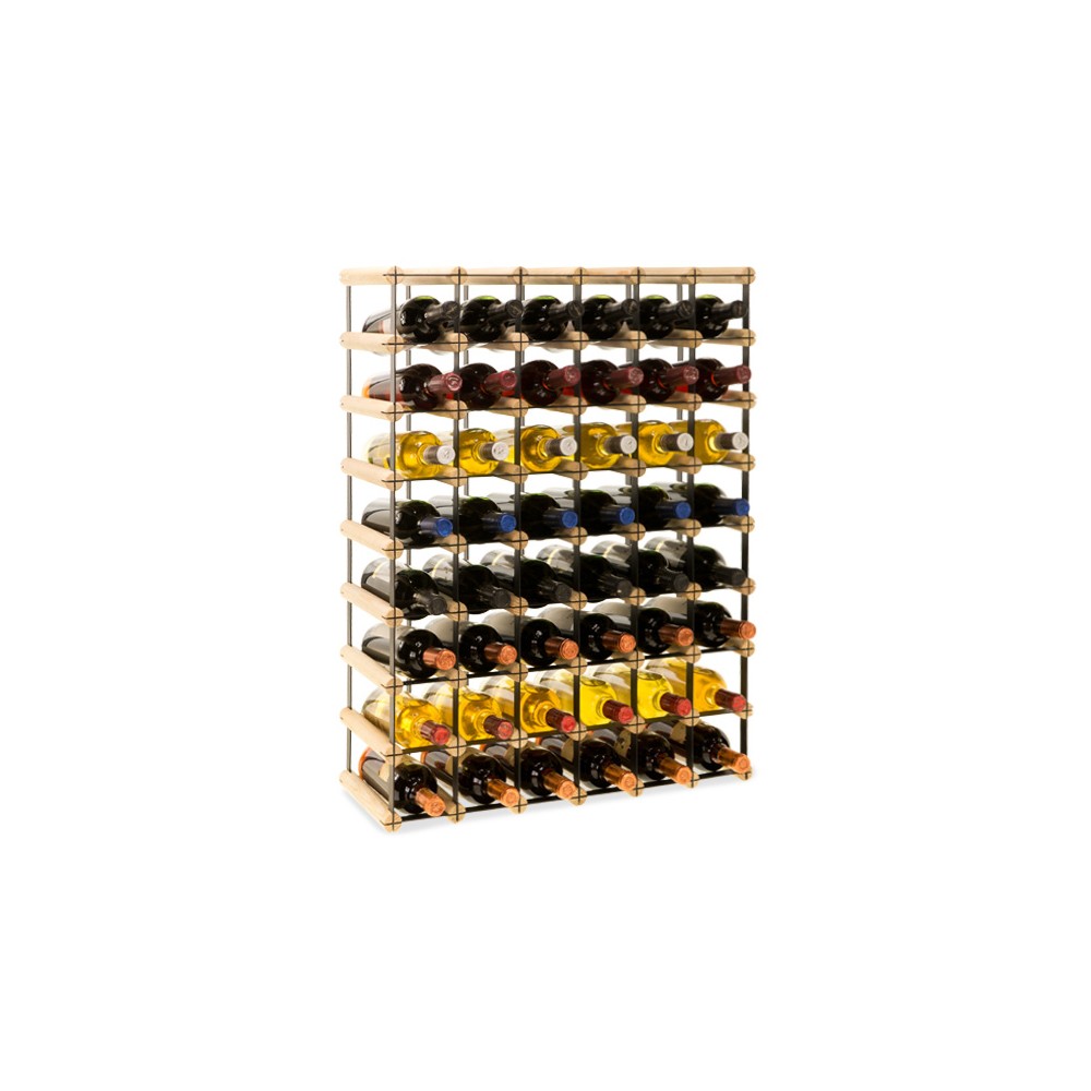 Stojak na 48 Butelek Szklanych/ PET — RW-8/ 6x8 — Surowy