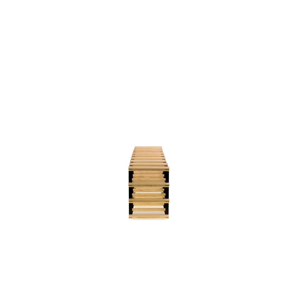 Stojak na 24 Butelek Szklanych/ PET — RW-8/ 8x3 — Surowy