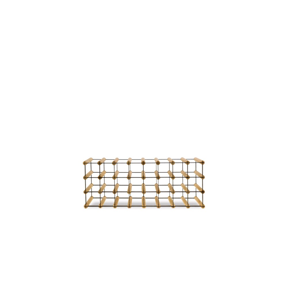 Stojak na 24 Butelek Szklanych/ PET — RW-8/ 8x3 — Surowy