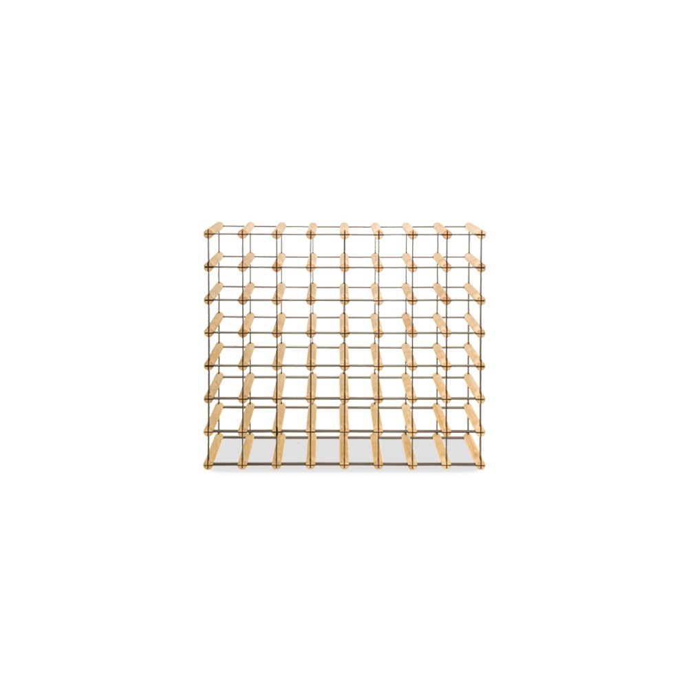 Stojak na 56 Butelek Szklanych/ PET — RW-8/ 8x7 — Surowy