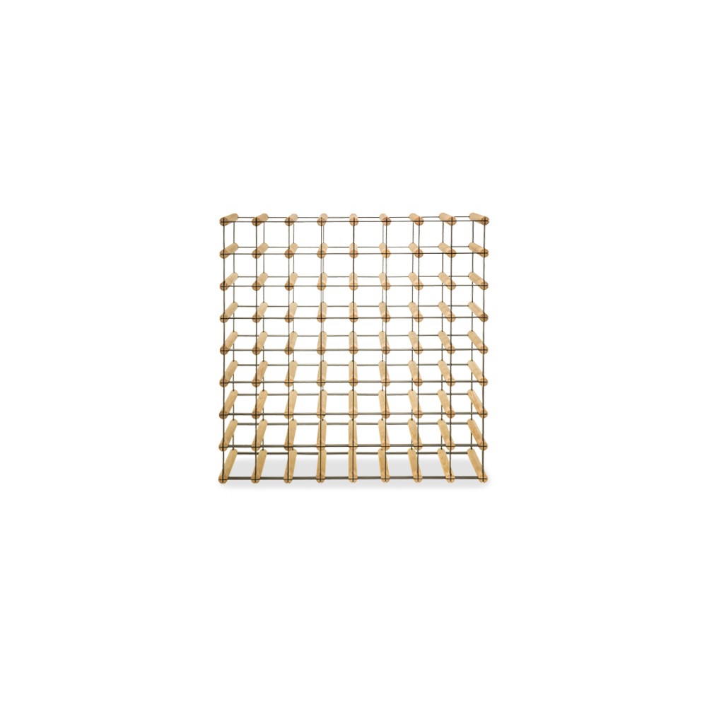 Stojak na 64 Butelki Szklane/ PET — RW-8/ 8x8 — Surowy