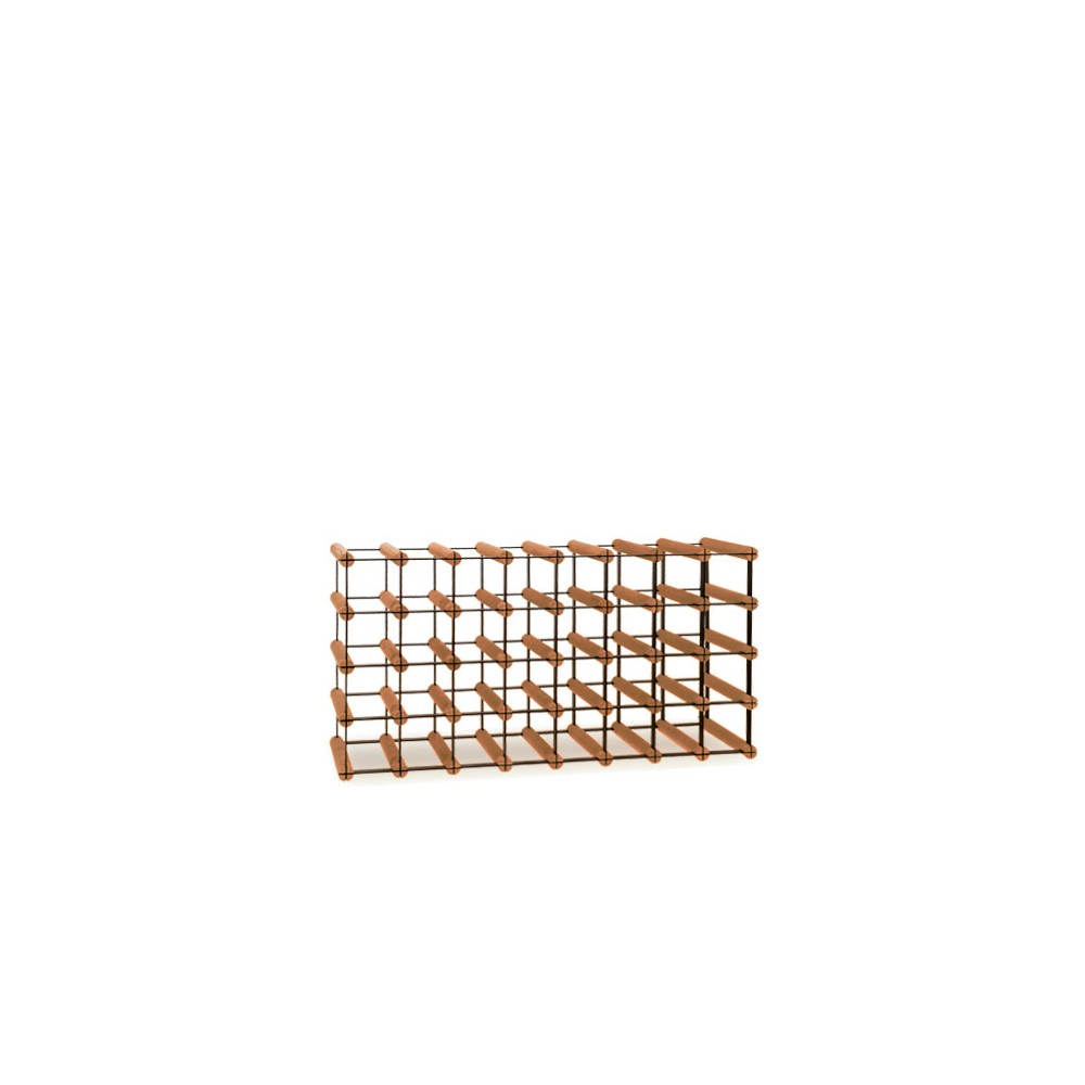 Stojak na 32 Butelki Szklane/ PET — RW-8/ 8x4 — Brązowy