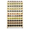 Regał na wino drewniany modułowy RW10 08x11 Naturalny