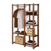 Regał garderoba na ubrania B25R 170x110x38 5 półek Brązowy