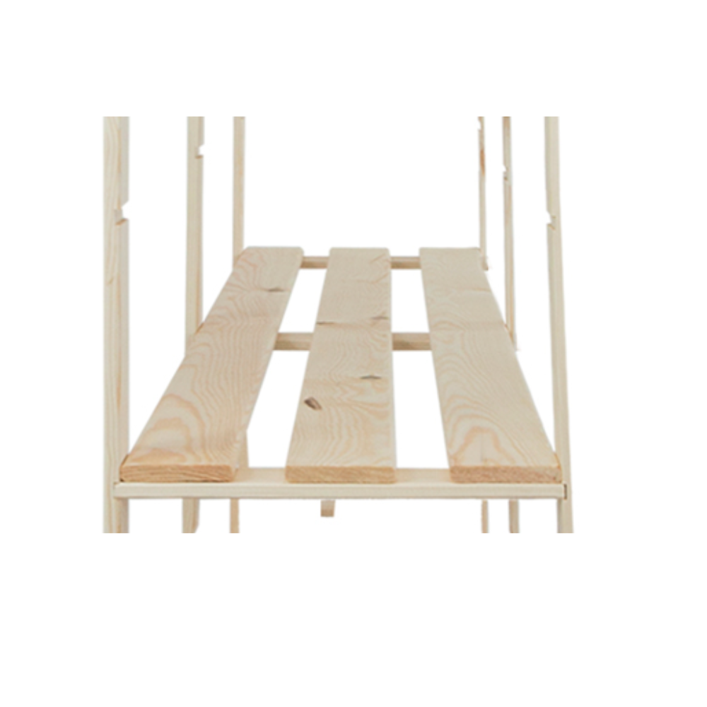 Półka prosta do regału serii B 2,4x170x26,5 cm Naturalna