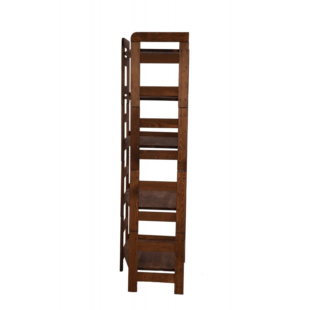 Regał Modułowy Wewnętrzny 159,2x72x44,8cm 5 Półek BERDO Brązowy