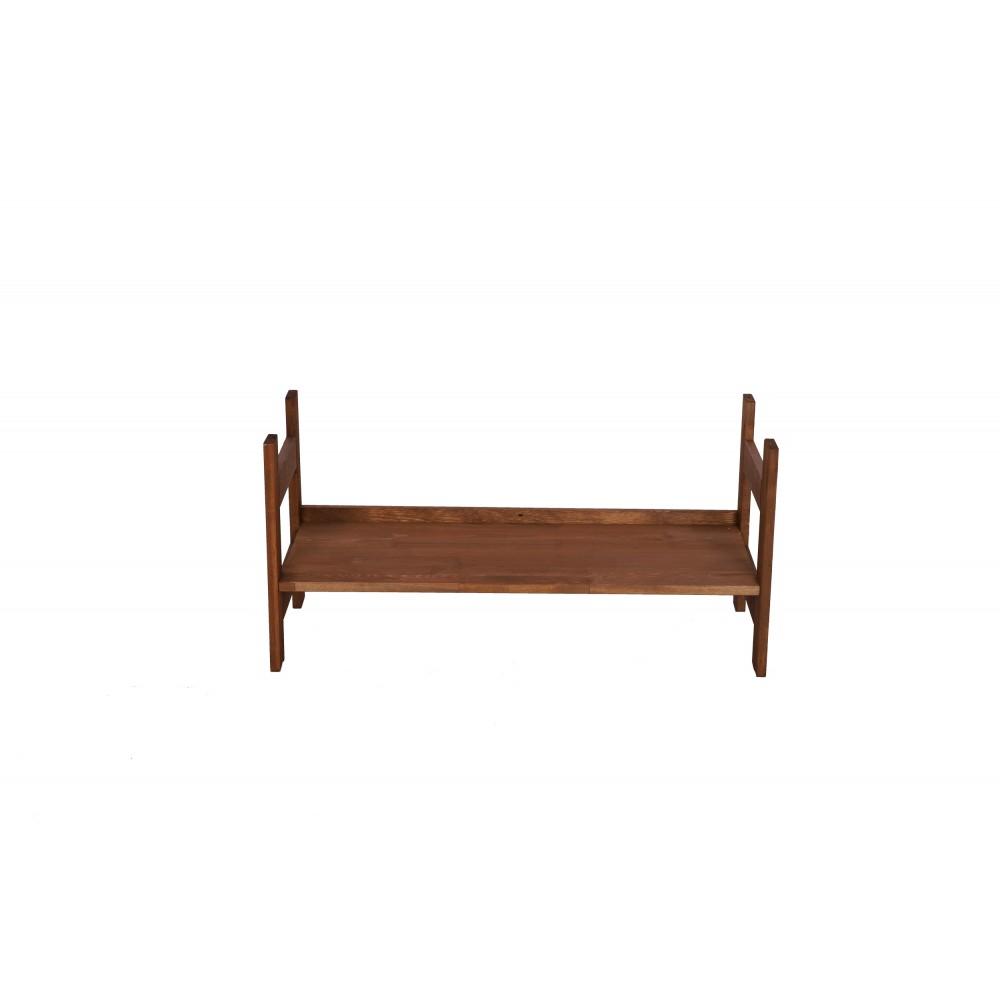 Moduł Nadstawka Prosta 38,4x80x34,4 cm 1 Półka BERDO Brązowy