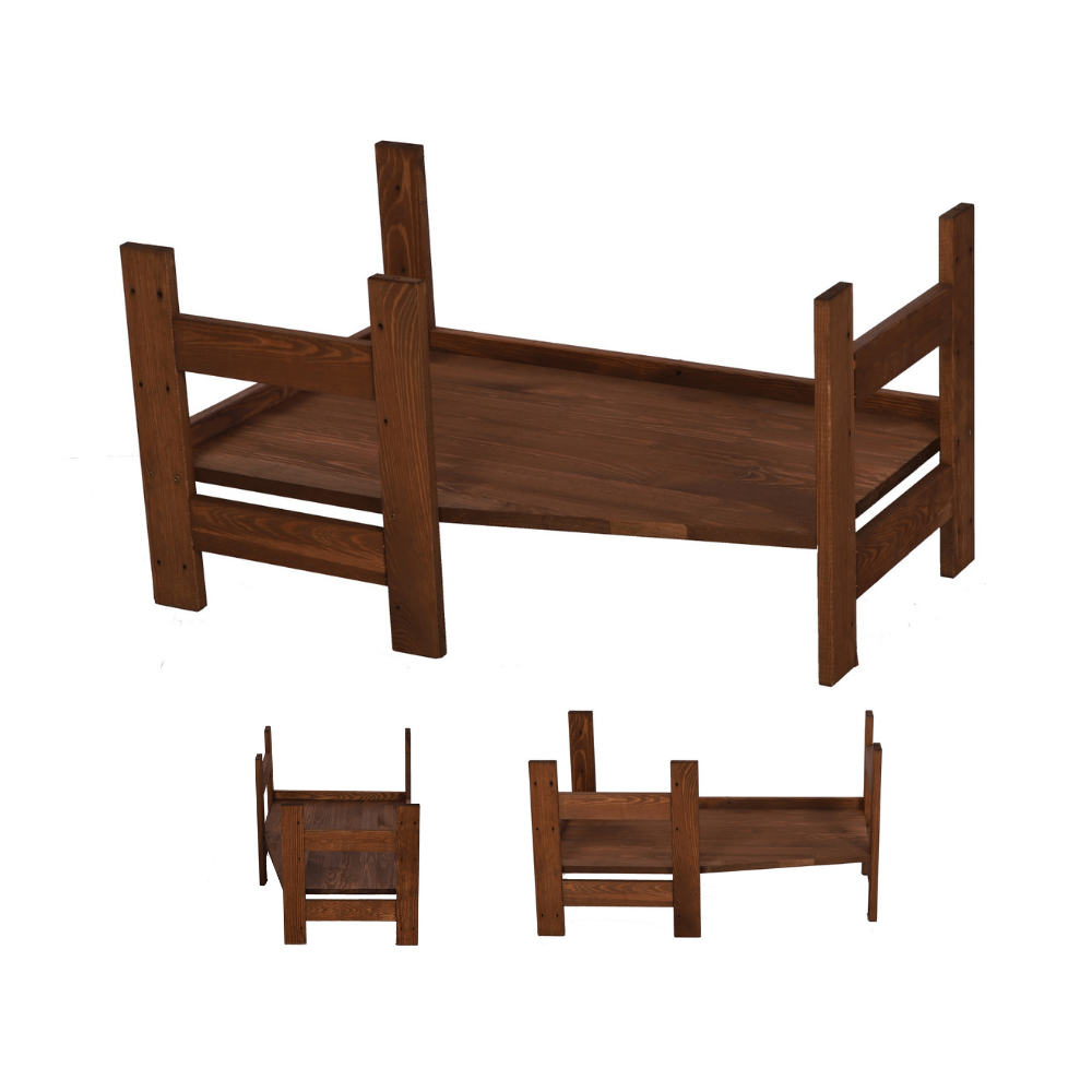 Moduł Nadstawka Wewnętrzna 38,4x72x44,8cm 1 Półka BERDO Brązowy