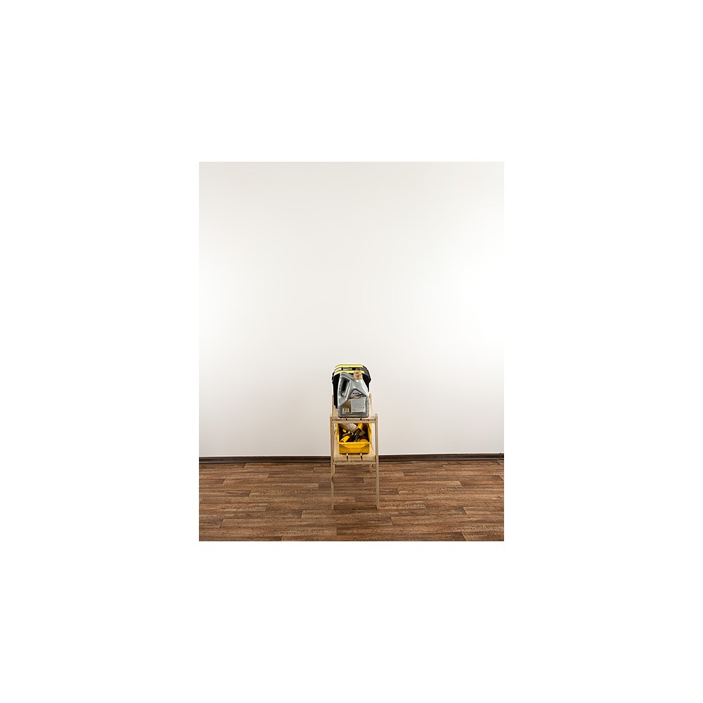 MAXI Surowy Regał Drewniany 64x80x30 cm 2 Półki pełne