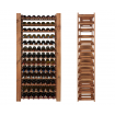 Regał Drewniany na 91 butelek 166,4x80x30 cm Olcha