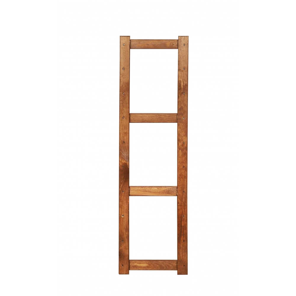 Bok do regału drewnianego LSR ramka noga 124,2 cm Brązowy