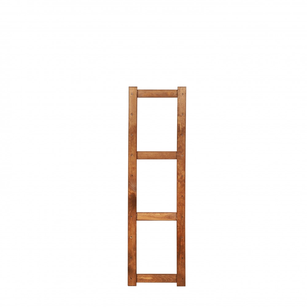 Bok do regału drewnianego LSR ramka noga 124,2 cm Brązowy