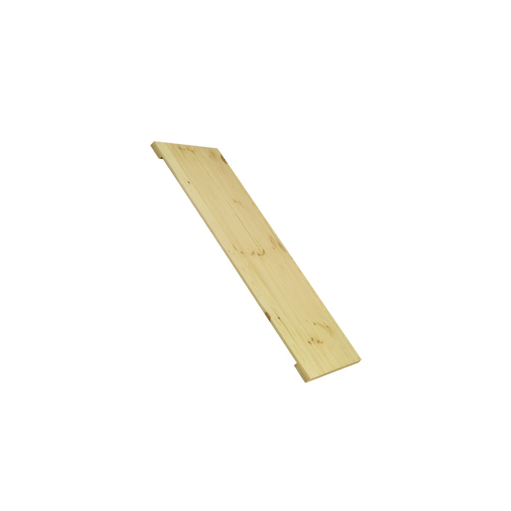 Półka pełna do regału MAXI 120x44,5 cm Naturalna