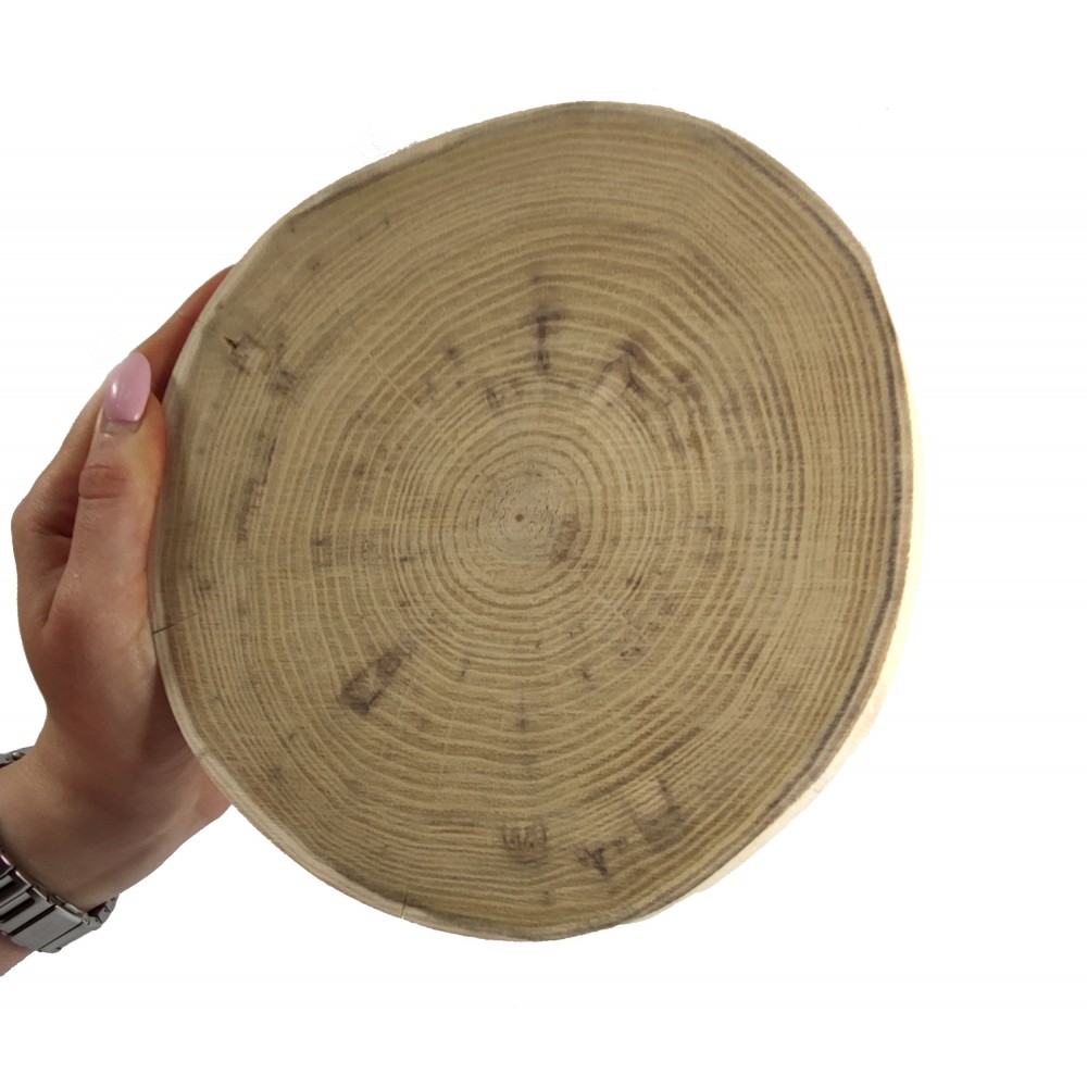 Okorowany Plaster Akacji 15-20 cm/ gr. 2 cm/ Szlifowany