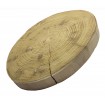 Okorowany Plaster Akacji 15-20 cm/ gr. 2 cm/ Szlifowany