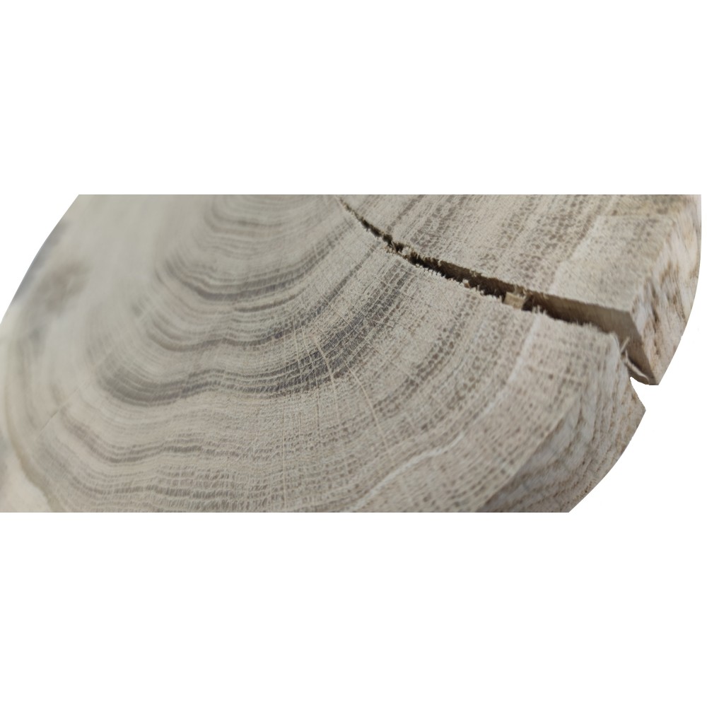 Okorowany Plaster Dębu 15-20 cm/ gr. 3 cm/ Szlifowany