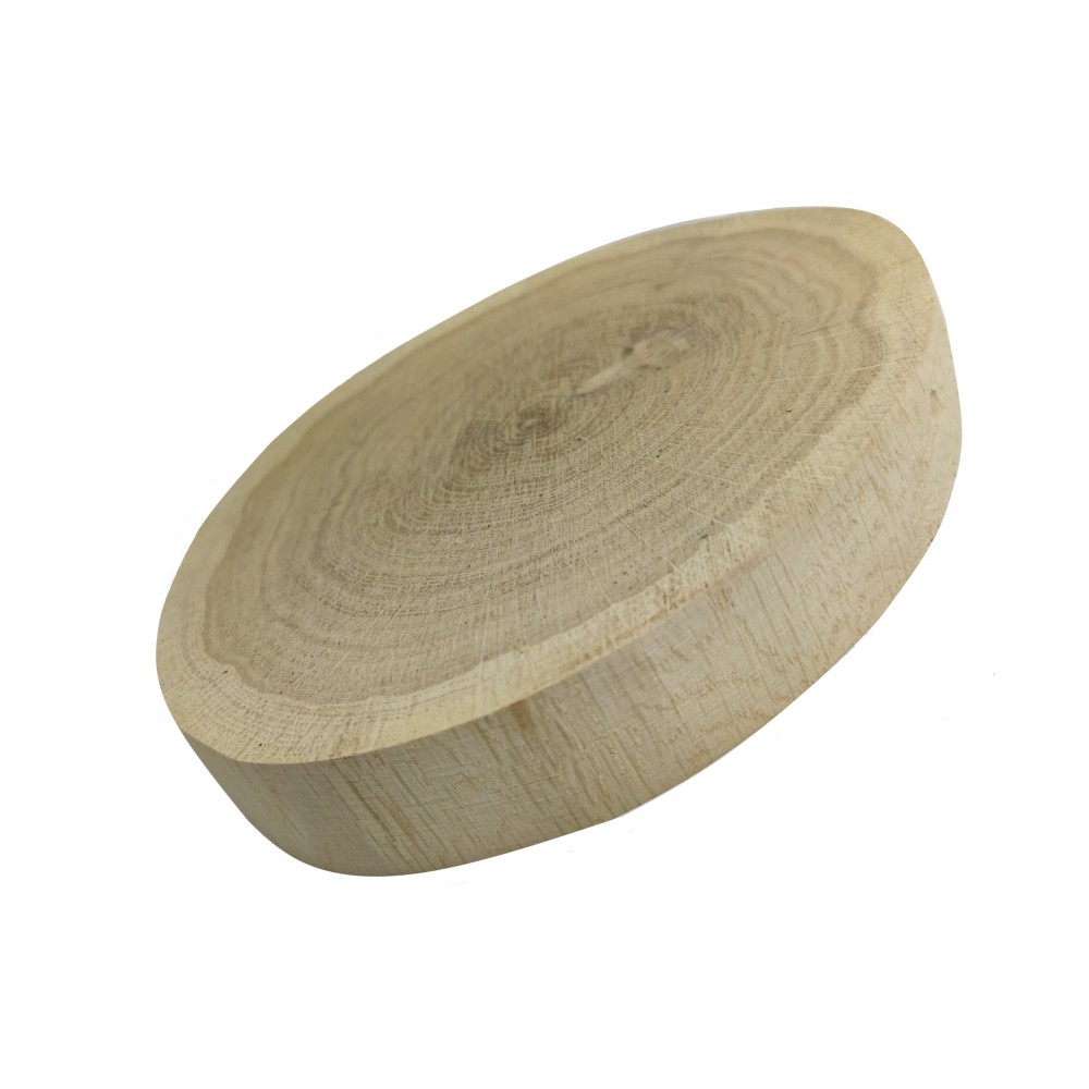 Okorowany Plaster Dębu 15-20 cm/ gr. 3 cm/ Szlifowany