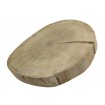 Okorowany Plaster Dębu 20-25 cm/ gr. 4 cm/ Szlifowany
