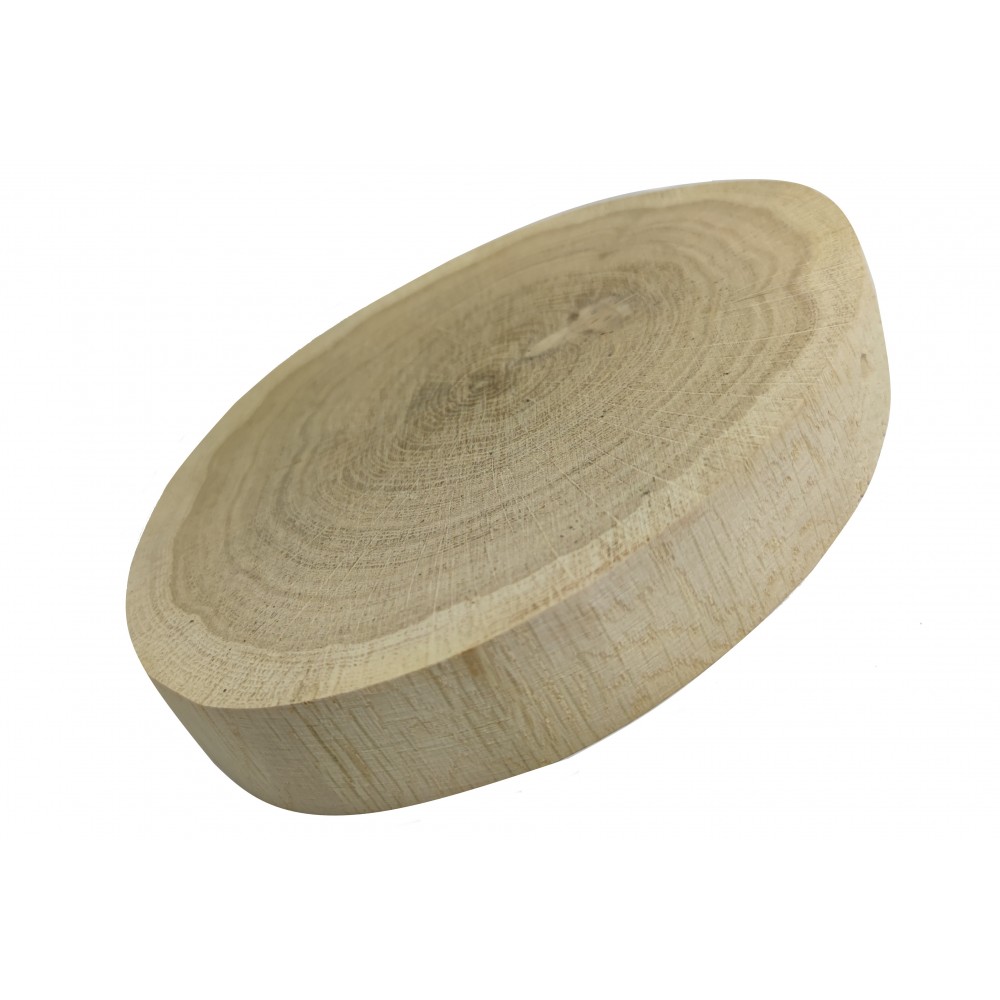 Okorowany Plaster Dębu 20-25 cm/ gr. 4 cm/ Szlifowany