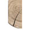 Okorowany Plaster Dębu 20-25 cm/ gr. 2 cm/ Szlifowany