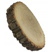 Plaster Dębu 35-40 cm/ gr. 6 cm/ Szlifowany z Korą