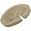 Okorowany Plaster Modrzewia 15-20 cm/ gr. 2,5 cm/ Szlifowany