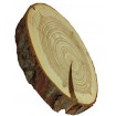 Plaster Modrzewia 20-25 cm/ gr. 4 cm/ Szlifowany z Korą