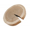 Okorowany Plaster Czeremchy 20-25 cm/ gr. 2 cm/ Szlifowany