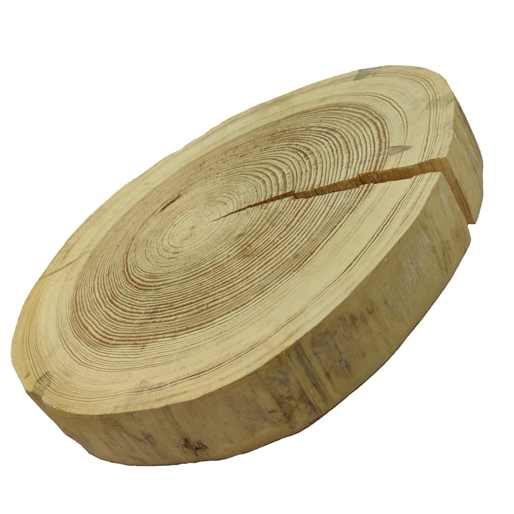 Okorowany Plaster Sosny 35-40 cm/ gr. 5 cm/ Szlifowany