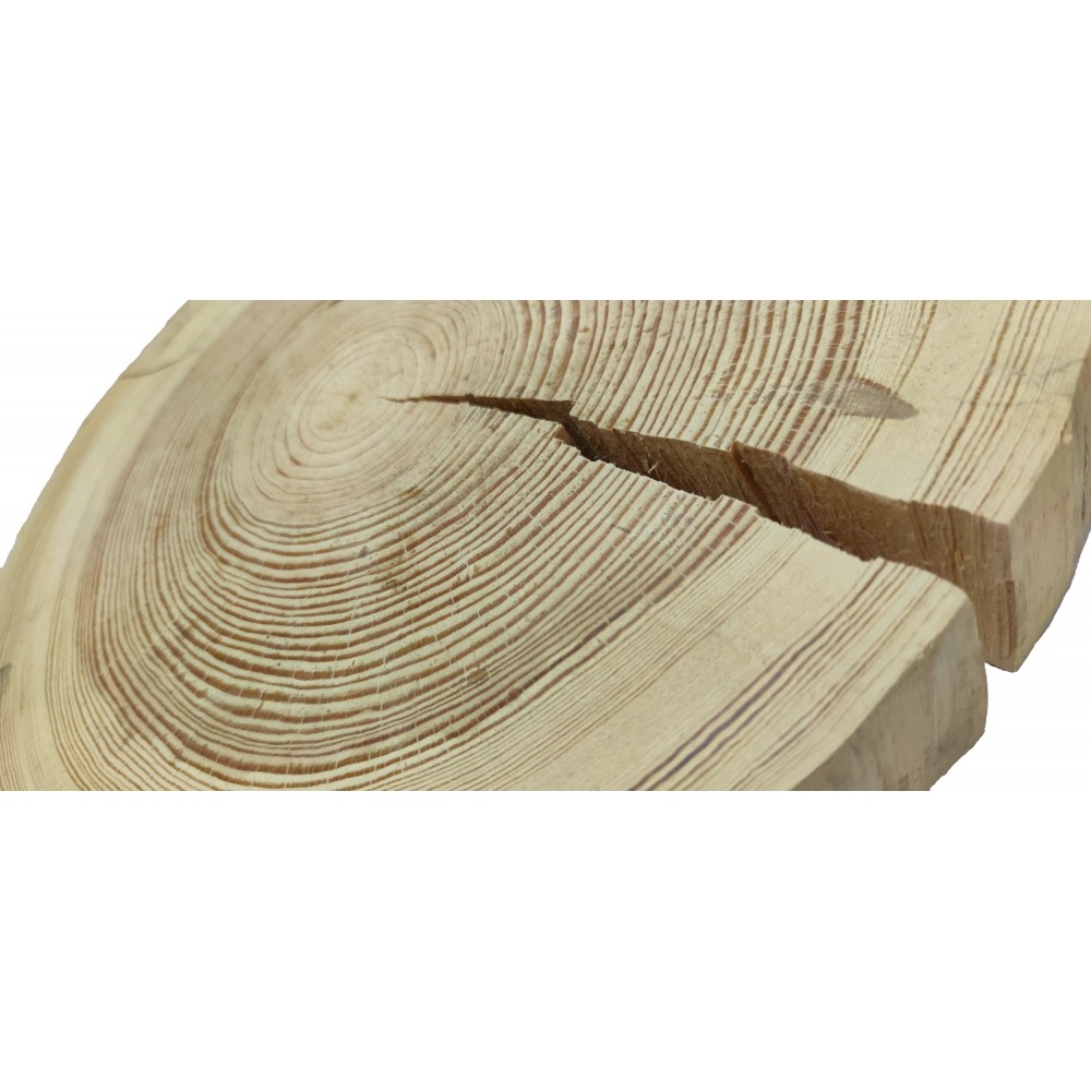 Okorowany Plaster Sosny 35-40 cm/ gr. 5 cm/ Szlifowany