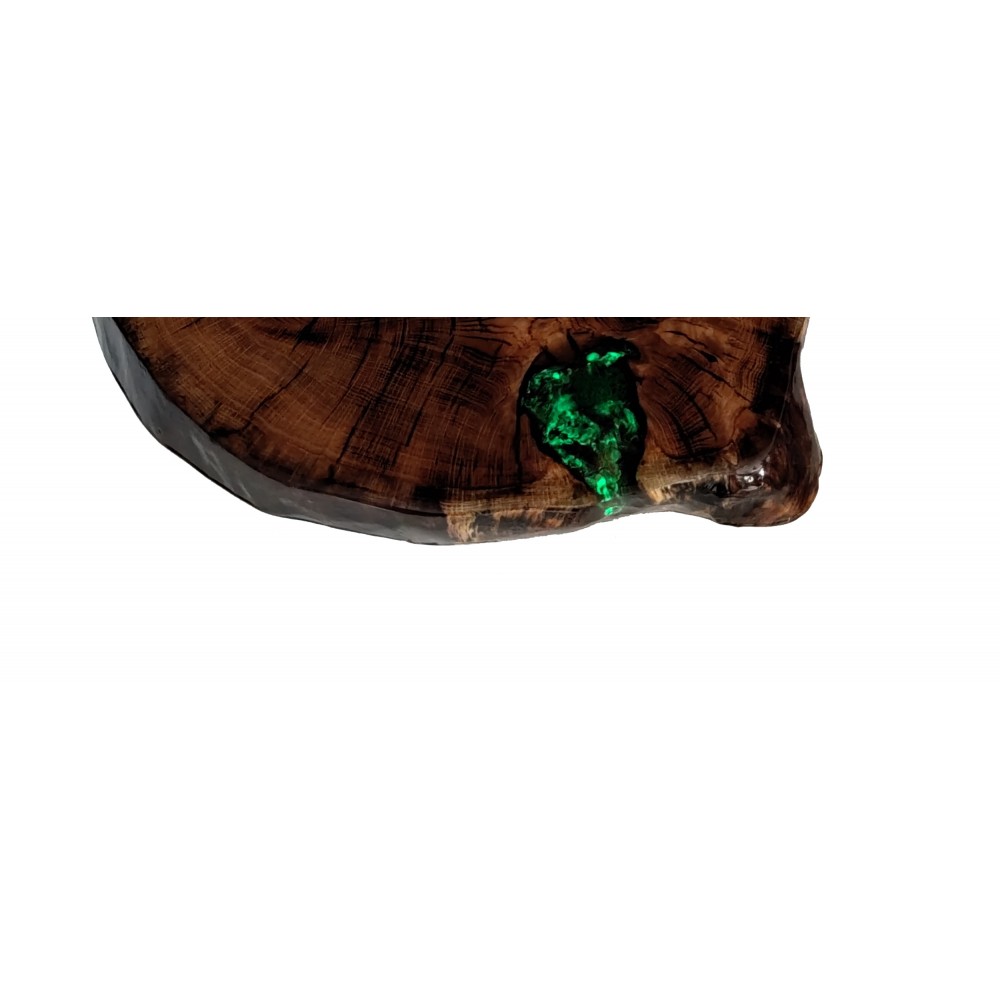 Stół żywiczny Heather Pearl Unikat 090305 - nogi 35 cm