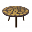 Stół żywiczny Chocolate Plum Unikat 093946 - nogi 50 cm