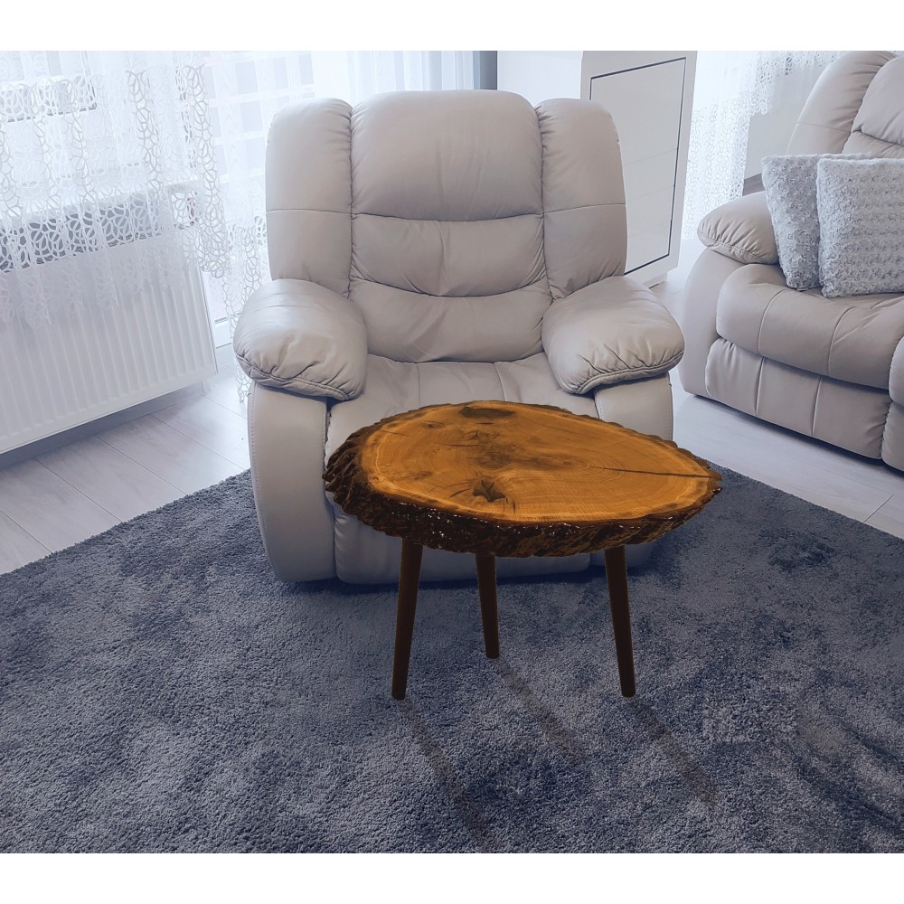 Stół żywiczny Mr. Oak Unikat 111255 - nogi 35 cm